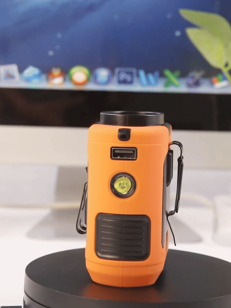 10000mAh Outdoor Waist Fan & Power Bank